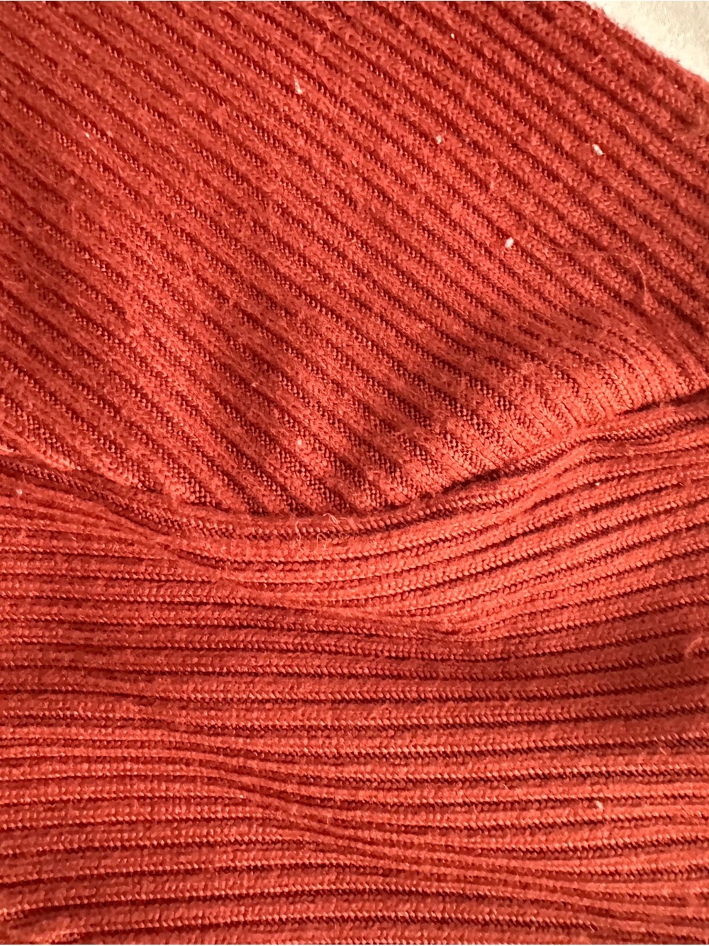 All Saints Molly LS Bodysuit Open-Back Ribbed Long-Sleeve Bodysuit in Berry Red - Picture 7 of 11